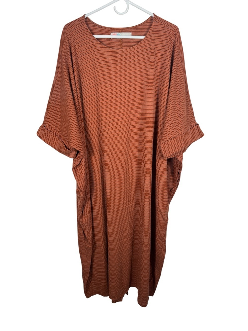Free People Beach Striped Relaxed Fit T-Shirt Dress, Size M/L